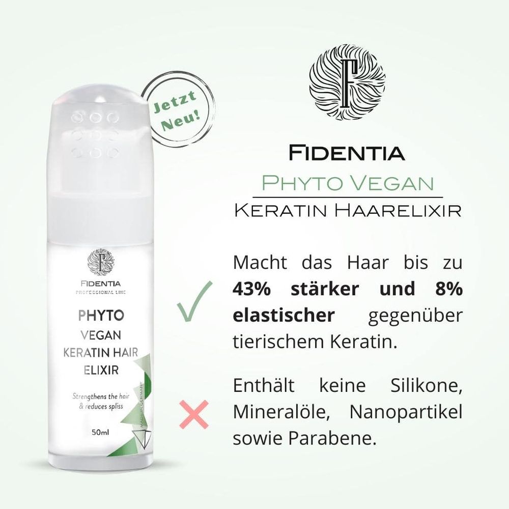 Fidentia Phyto Vegan Keratin Hair Elixir