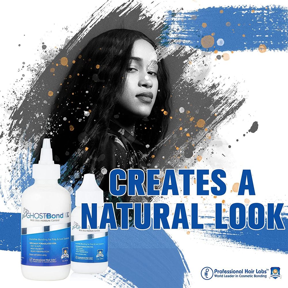 GhostBond XL - glue for wigs, toupees, hair replacements, hairpieces - new formula