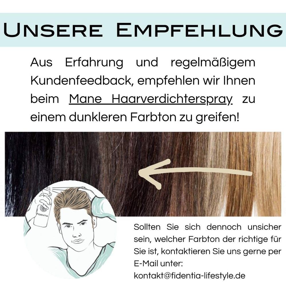 Mane Haarauffüller Haarverdichter Spray zur Haarverdichtung 100ml